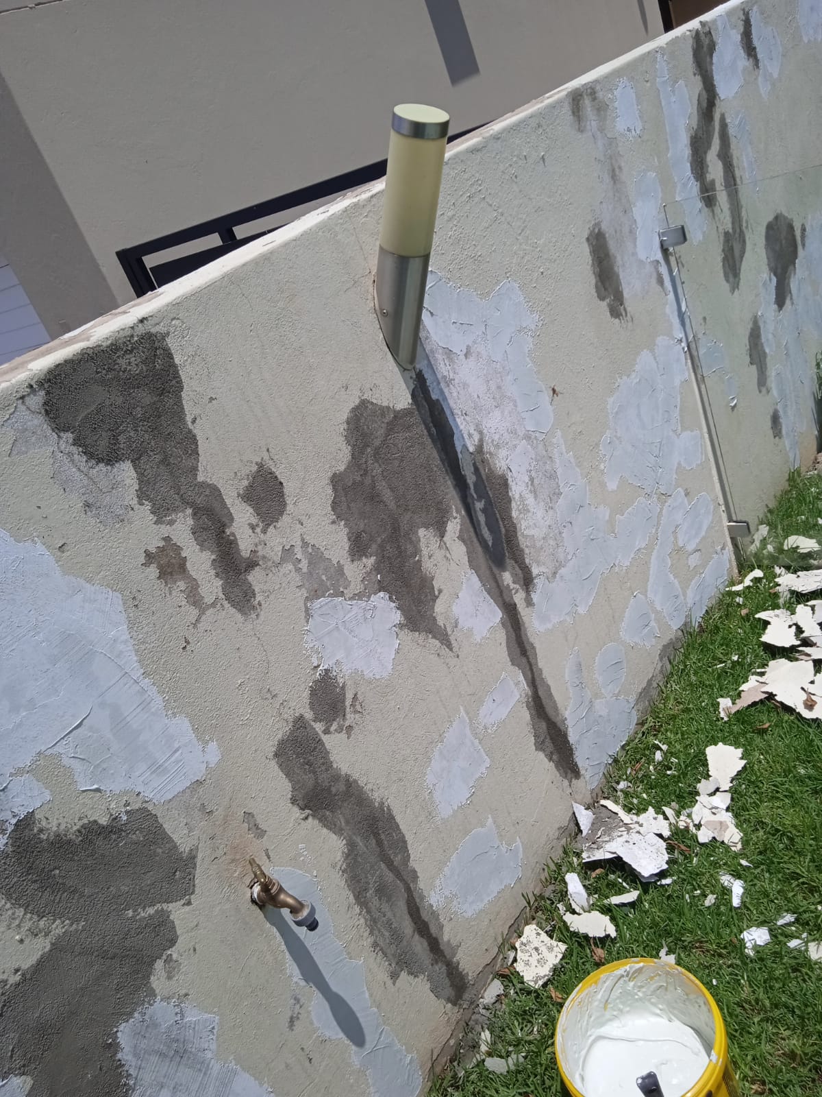 Damp proofing site photo from WhatsApp